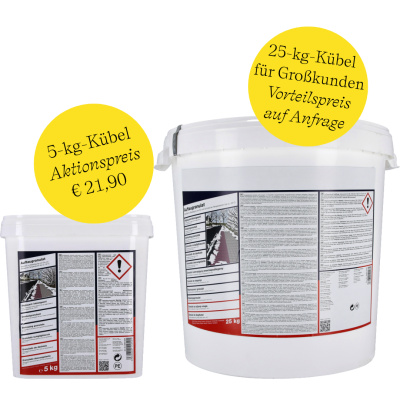Aktion: 5-kg-Kübel nur € 21,90